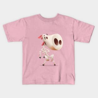 Piggy skeleton Kids T-Shirt